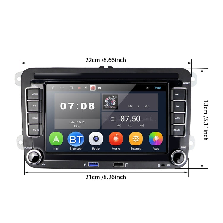 Suitable for Volkswagen 7-inch Car Multimedia Player Navigation Bluetooth Reversing Integrated Machine Android 10.0, 1+16G, 2+16G, 2+32G Suitable for Volkswagen 7-inch Car Multimedia Player Navigation Bluetooth Reversing Integrated Machine Android 10.0, 1+16G, 2+16G, 2+32G